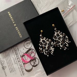 New!  America & Beyond Beaded Earrings